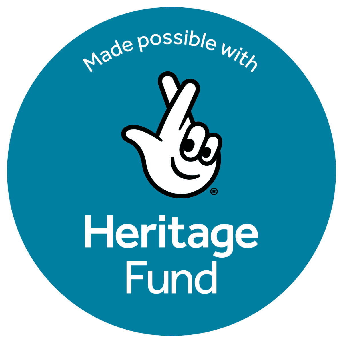 Made possible with The National Lottery Heritage Fund logo