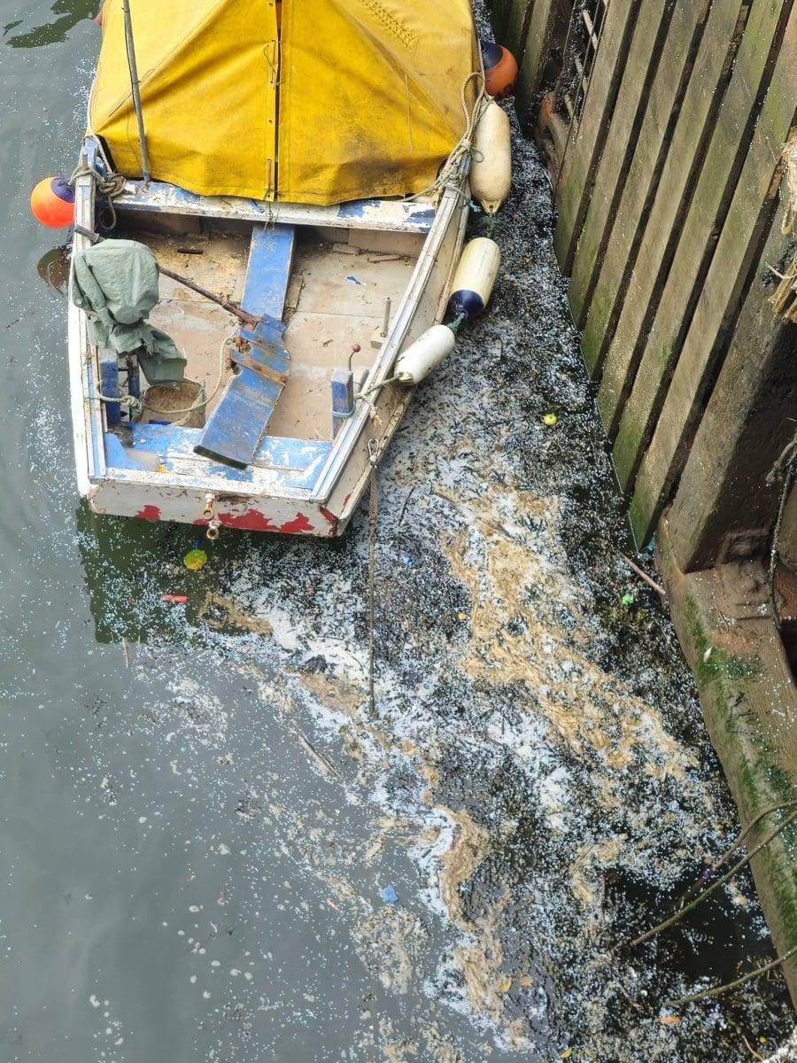 Nurdle Spill in River Tyne